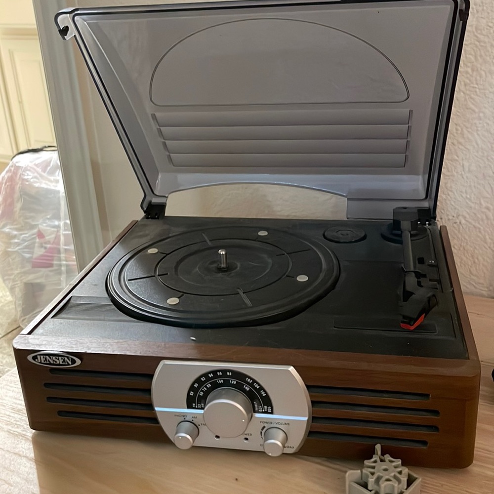 Jensen brown record player EXCELLENT shape
